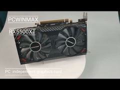 Κάρτα γραφικών 8GB GDDR6 εκατονεικοσαοκτάμπιτο Radeon RX 5500 PCWINMAX RX5500XT τηλεοπτική κάρτα τυχερού παιχνιδιού XT για τον υπολογιστή γραφείου
