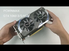 GTX 1060 3GB 5GB 6GB Μνήμη Παιχνιδιακές κάρτες γραφικών 192bit 400W Fan 6pin