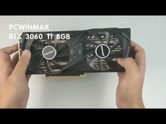 Διπλοί ανεμιστήρες 12Pin 220W HDM1/DP καρτών RTX 3060ti 8GB PCWINMAX RTX γραφικοί για τον υπολογιστή γραφείου