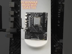 PCWINMAX H610 LGA1700 DDR4 WiFi Motherboard - Αξιόπιστη απόδοση για CPU Intel 12ης γενιάς