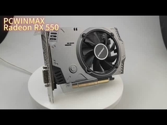 PCWINMAX Radeon RX 550 4GB DDR5 128-bit κάρτα γραφικών ¢ HD DP DVI έξοδος για ομαλή απόδοση