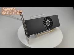 PCWINMAX GeForce RTX 3050 6GB GDDR6 96-Bit Χαμηλού Προφίλ Γραφική Κάρτα