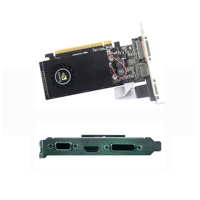 PCWINMAX GT 710 Geforce Graphics Card 1GB 2GB 64 Bit GDDR3 902 MHz Single Fan Low Profile GPU For Desktop