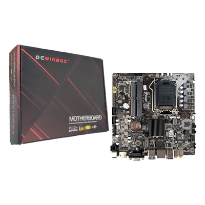 PCWINMAX Mini ITX H510 LGA1200 Support 11th/10th Gen I3 I5 I7 CPU Dual Channel DDR4 VGA+HD Output Industrial Mainboard