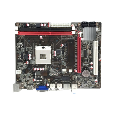 HM55 Gaming Motherboard Intel I3 Cooling Fan Dual CPU PGA988