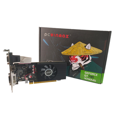 GeForce GT 730K 2GB DDR5 64 Bit Low Profile GK208 VGA+HD+DVI Interface Graphic Cards 192SP