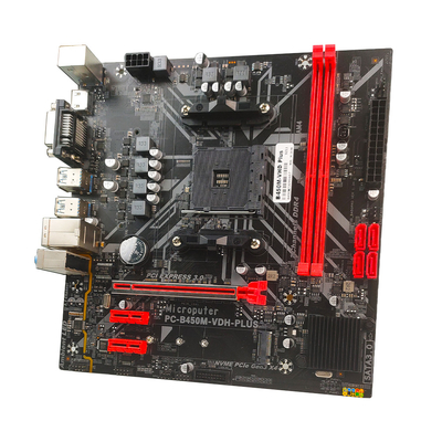 PCWINMAX B450M VHD Plus AM4 Gaming microATX DDR4 M.2 B450 Plus Motherboard