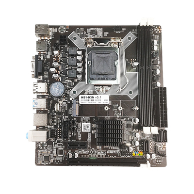 PCWINMAX 16GB H81 PC LGA1150 Gaming Motherboard Core I3 Core I5 Core I7