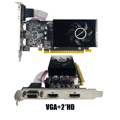 GeForce GT 730K 2GB DDR5 64 Bit Low Profile GK208 VGA+HD+DVI Interface Graphic Cards 192SP