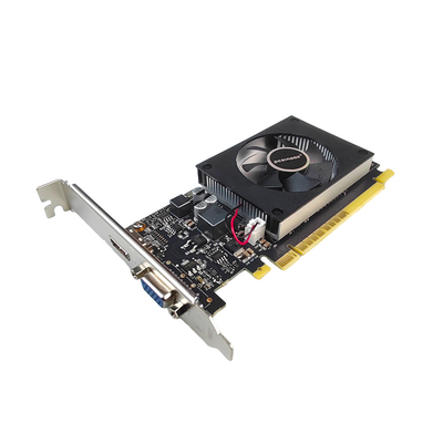 PCWINMAX GT 710 1GB 64Bit GDDR3 Support DirectX 12 OpenGL 4.5 Single Fan Low Profile Graphics Card