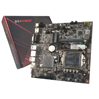 PCWINMAX H81 LGA 1150 Mini ITX PC Motherboard Support 16GB DDR3 1600Mhz 1300Mhz Memory Original Placa Mae
