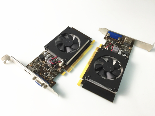 PCWINMAX GT 710 Geforce Graphics Card 1GB 2GB 64 Bit GDDR3 902 MHz Single Fan Low Profile GPU For Desktop
