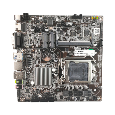 PCWINMAX H81 LGA 1150 Mini ITX PC Motherboard Support 16GB DDR3 1600Mhz 1300Mhz Memory Original Placa Mae