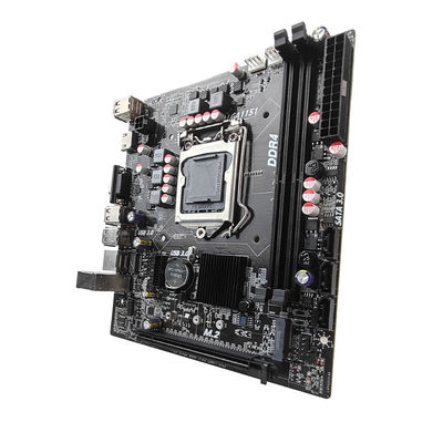 PCWINMAX H110 LGA1151 Μητρική πλακέτα Micro ATX για επιτραπέζιο υπολογιστή, Υποστήριξη DDR4 Dual Channel 6ης 7ης Γενιάς i3 i5 i7 CPU, για Office & Gaming PC, OEM Χονδρική