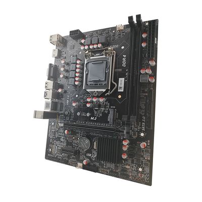PCWINMAX H510 LGA 1200 Μητρική πλακέτα Micro-ATX για παιχνίδια υπολογιστή, υποστηρίζει DDR4 64GB RAM, NVME M.2, SATA3.0, USB3.0