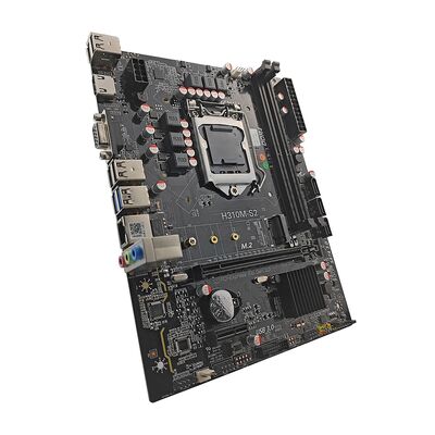 PCWINMAX H310 Chipset Micro ATX Motherboard LGA 1151 DDR4, με M.2 & SATA 6Gb/s Υποστήριξη 8ης 9ης γενιάς i3 i5 i7 CPU για Office PC